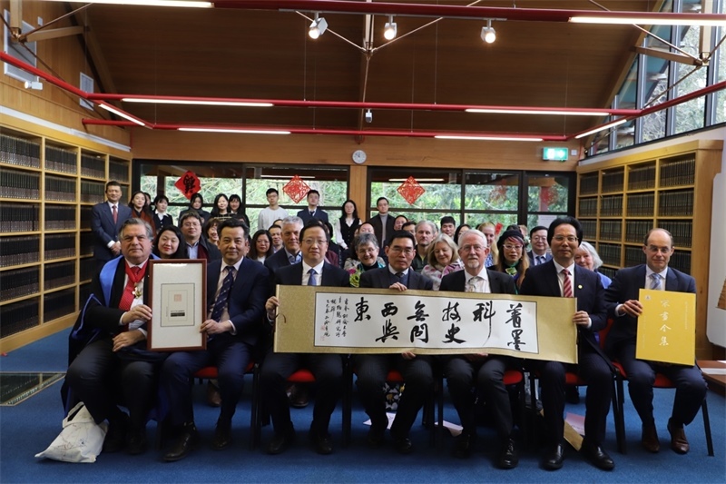 《宋畫全集》亮相劍橋大學(xué)李約瑟研究所。主辦方供圖