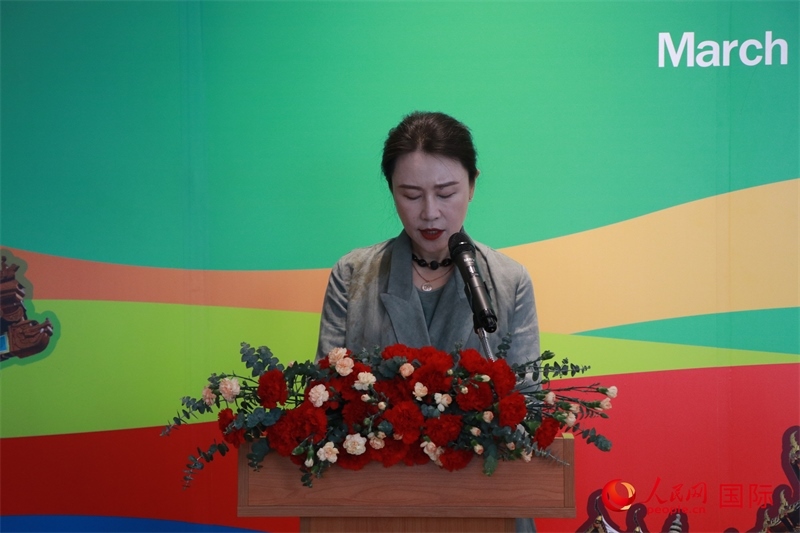 華彬文化基金會(huì)秘書長(zhǎng)盧戰(zhàn)發(fā)表講話。朱瀟逸攝