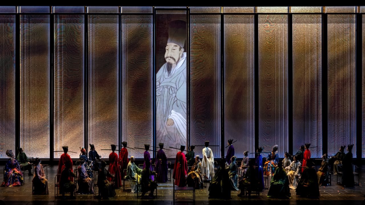 《蘇堤春曉》演出現(xiàn)場(chǎng)。國家話劇院供圖