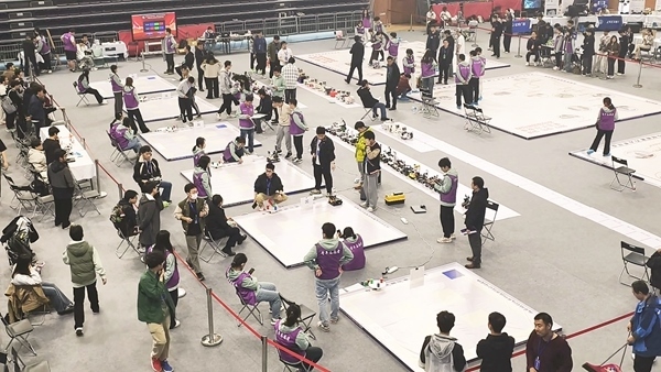 比賽現(xiàn)場(chǎng)。北京建筑大學(xué)供圖