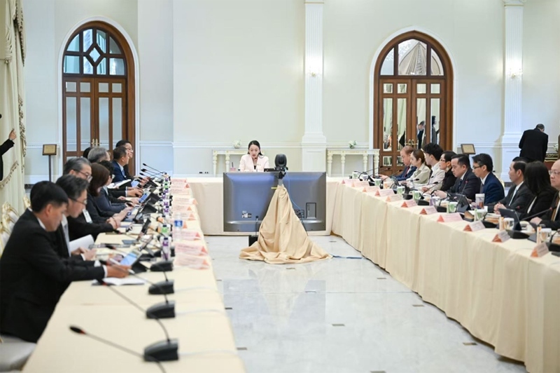 會議現(xiàn)場。泰國總理府供圖