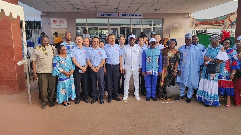 活動現(xiàn)場。醫(yī)療隊供圖