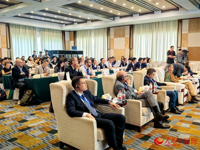 “通往COP30之路：中巴植樹造林和碳匯合作研討活動”現場。人民網記者 符園園攝