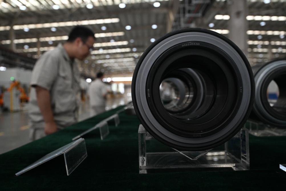 這是洛陽軸承集團股份有限公司生產(chǎn)的軸承產(chǎn)品。新華社記者 李嘉南 攝