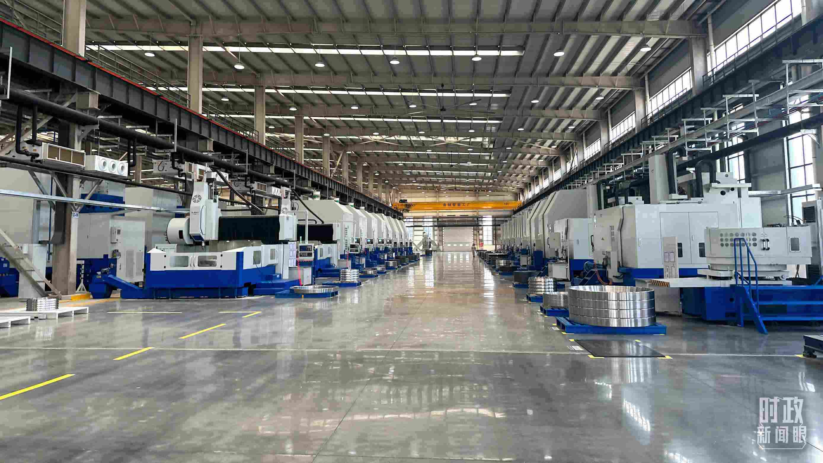 △洛軸智能工廠。（總臺央視記者趙化拍攝）