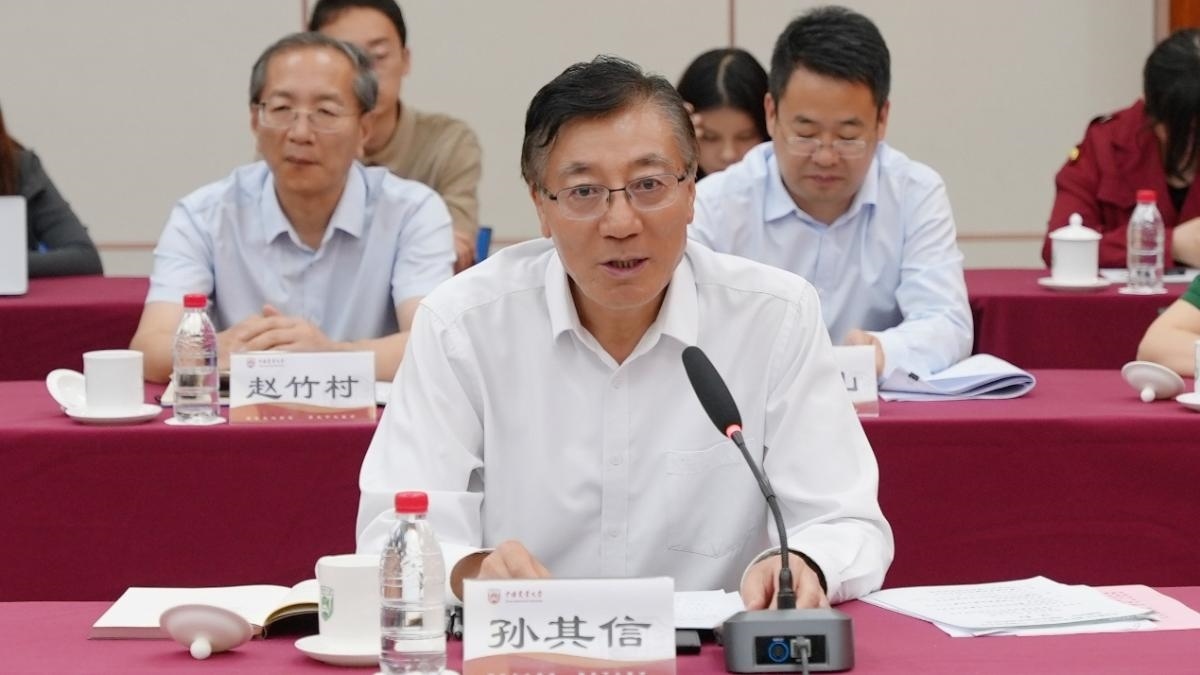 中國(guó)工程院院士、中國(guó)農(nóng)業(yè)大學(xué)校長(zhǎng)孫其信。校方供圖